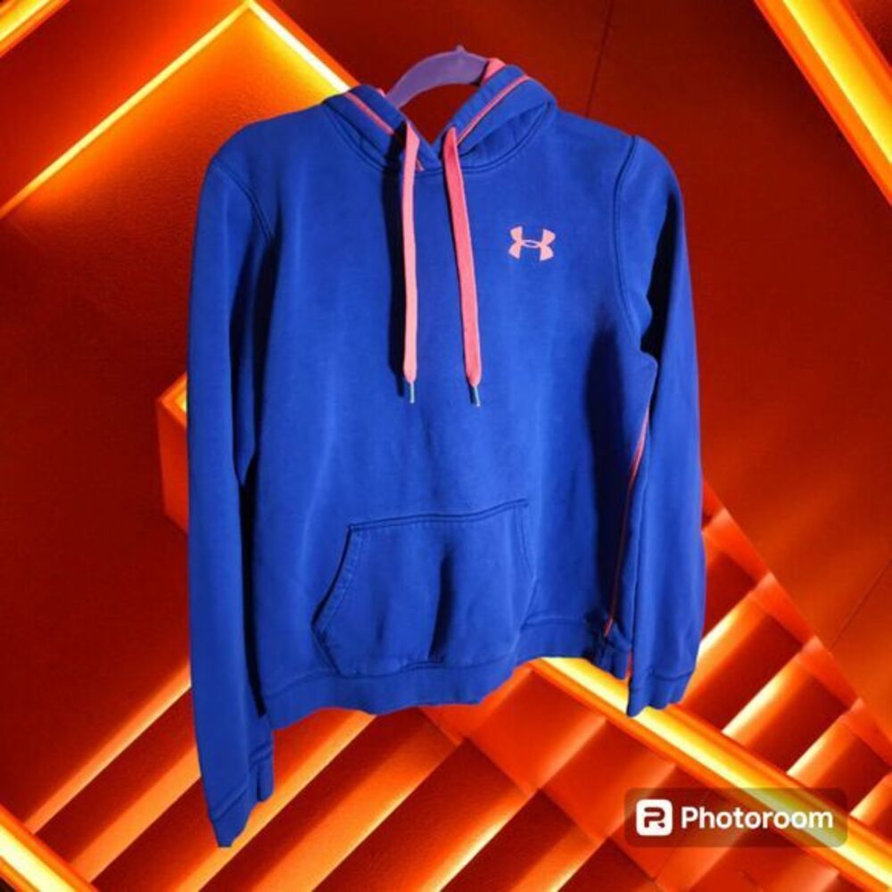 Under Armour Hoodie‎ Purple/Neon Orange Size M (OS-427)